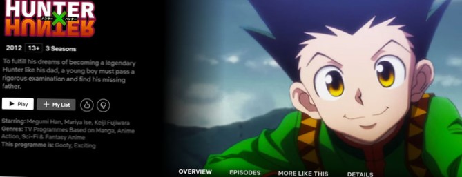 Cum să urmărești Hunter x Hunter pe Netflix de oriunde