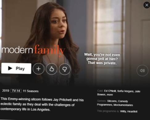 Jak sledovat moderní rodinu na Netflixu odkudkoli?