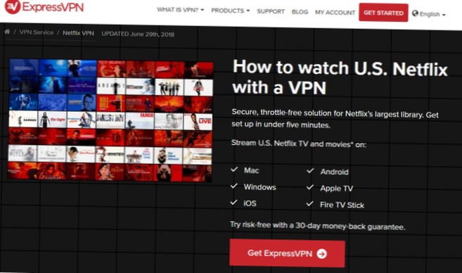 Come guardare Netflix con ExpressVPN