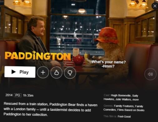 Hoe u Paddington overal op Netflix kunt bekijken