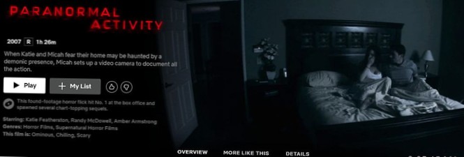 Hoe u films over paranormale activiteiten op Netflix overal kunt bekijken