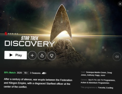 Cum să vizionați Star Trek Discovery pe Netflix de oriunde?