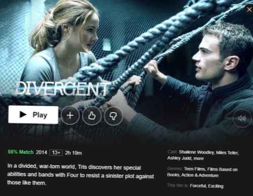 Jak sledovat divergentní sérii na Netflixu odkudkoli?