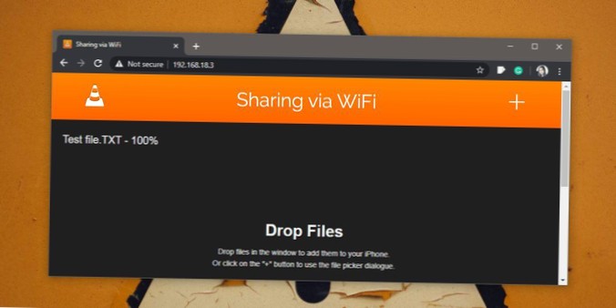 Como enviar arquivos sem fio para o iPhone a partir do Windows 10