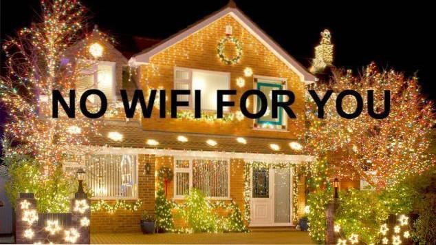How Your Christmas Lights Could Be Killing the WiFi Signal
