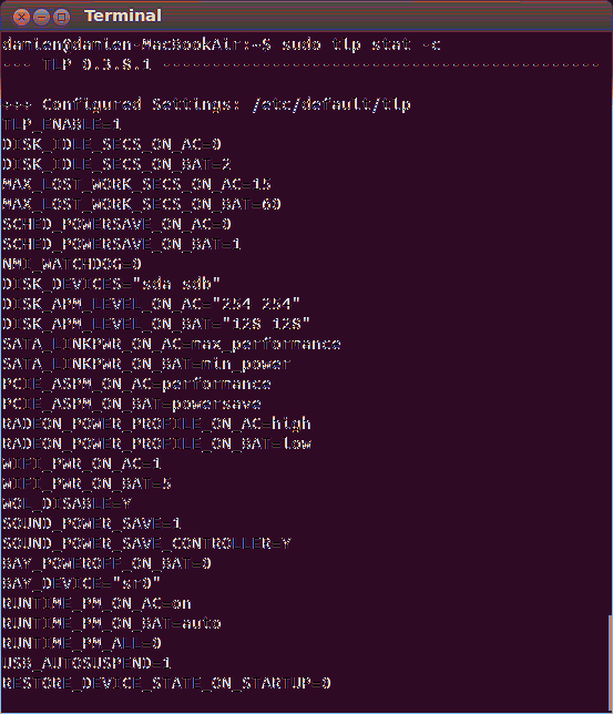 Improve Power Usage in Linux With TLP