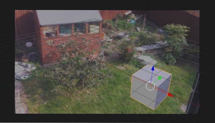 Introduzione al monitoraggio della telecamera in Blender
