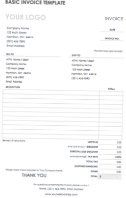Faktura PDF