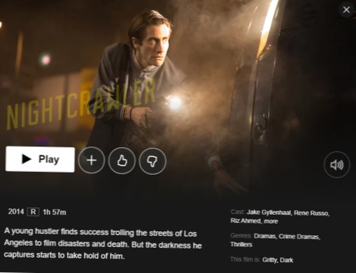 Nightcrawler è su Netflix? Come guardare Nightcrawler da qualsiasi luogo