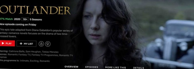 Este Outlander pe Netflix? Cum să-l urmărești în țara ta