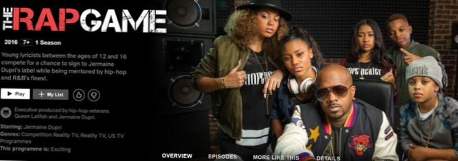Est le jeu de rap sur Netflix? Comment regarder de n'importe où