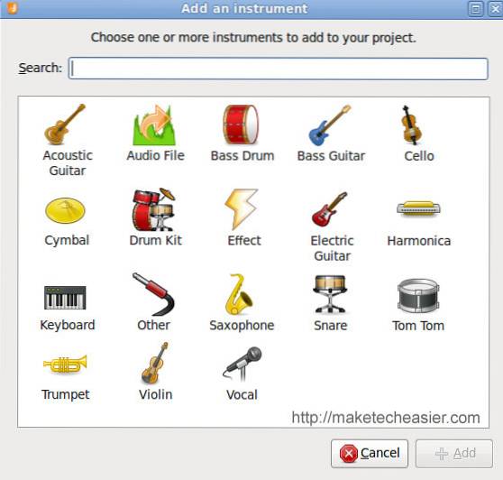 Jokosher - Une alternative Linux pour un groupe de garage