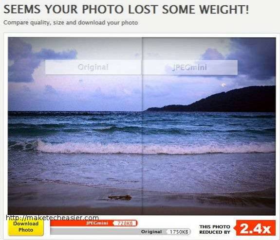 JPEGmini A Simple and Effective Tool to Reduce Image File Size