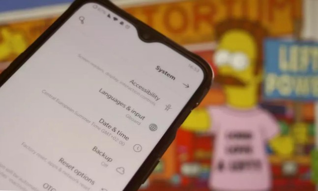 linkshandige modus android
