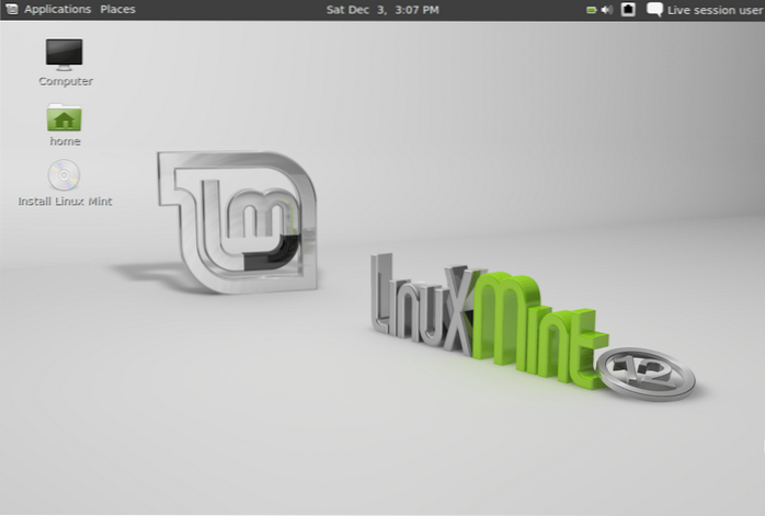 Linux Mint 12 “Lisa” anmeldelse