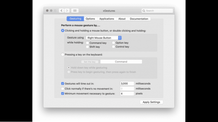 [Mac OSX] Control Your Applications With Mouse Gestures