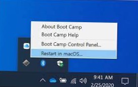 menu de démarrage mac pour windows 10