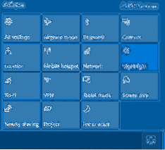 Faceți ca Centrul de acțiune să rămână întotdeauna deschis pe ecran în Windows 10