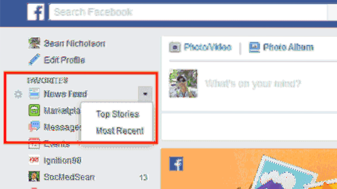 Nastavit „Nejnovější“ jako výchozí nastavení pro váš Facebook News Feed