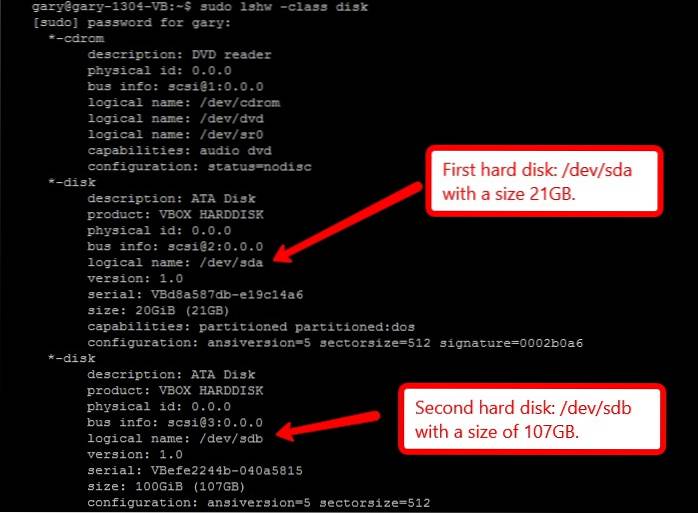 Gestione delle partizioni del disco rigido utilizzando fdisk [Linux]