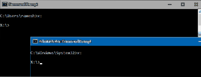 Toegewezen stations die niet worden gezien vanaf een verhoogde opdrachtprompt en taakplanner