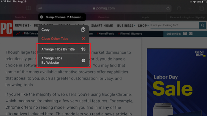 Maximera din Safari-webbupplevelse