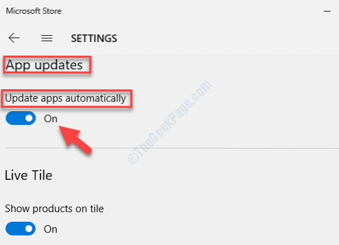 Os aplicativos da Microsoft Store não são atualizados automaticamente no Windows 10 Fix