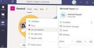 Microsoft Teams DND (Nicht stören) funktioniert beim Präsentieren nicht (FIX)