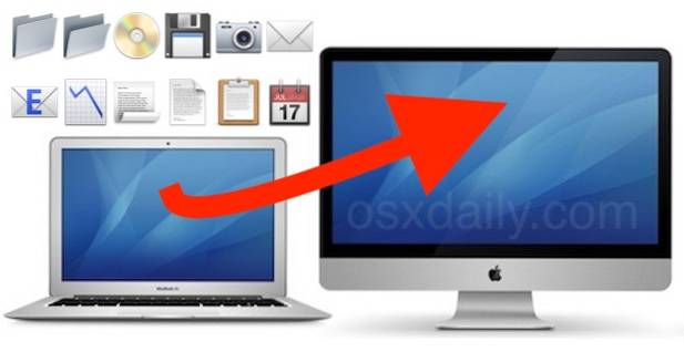 Moving Data From The Old Mac To The New