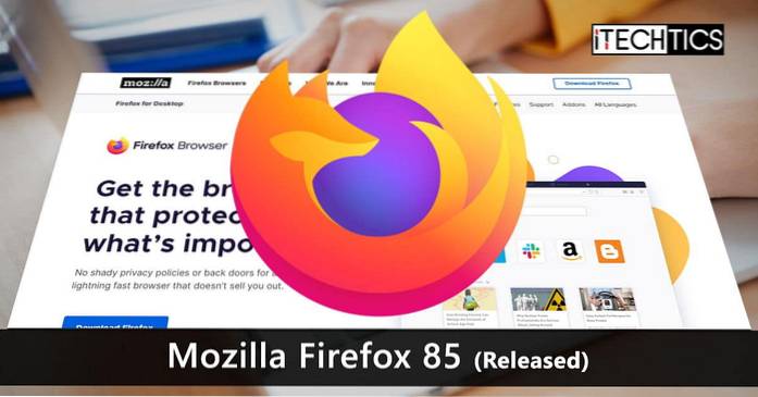 Mozilla Firefox 85 não usa mais Supercookies ou Flash Player