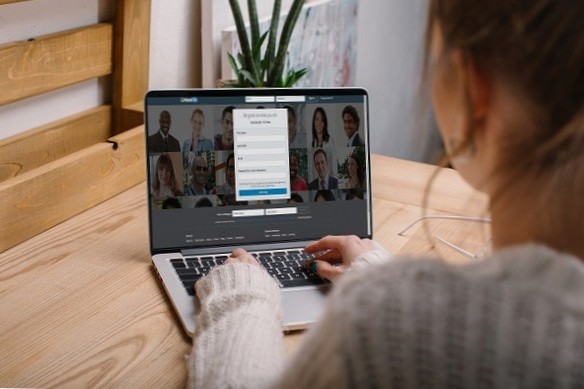 Networking auf LinkedIn für einen Job