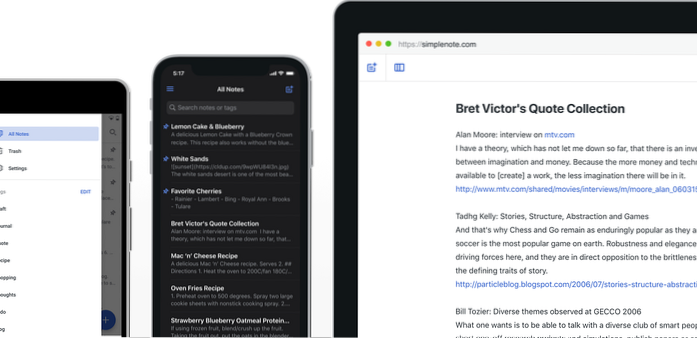 Notat - Notă în modul simplu [Mac]