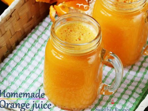 ingredientes de jugo de naranja