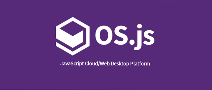 OS.js A New Kind of Operating System for the Web