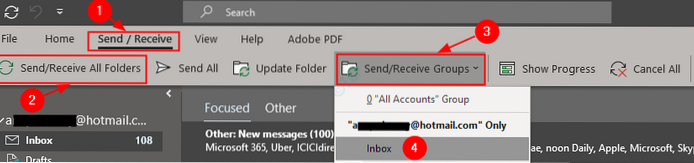 Outlook not downloading all emails from server Fix