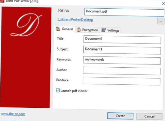 Rédacteur PDF