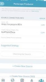 periscope settings