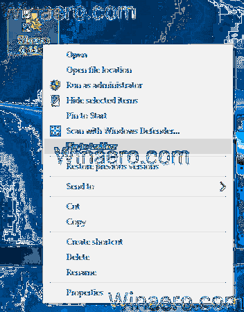 Pin Any File or Folder to the Taskbar in Windows 10