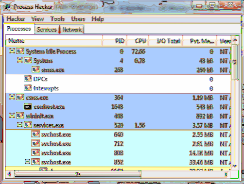 Process Hacker A Better Alternative to Windows Task Manager