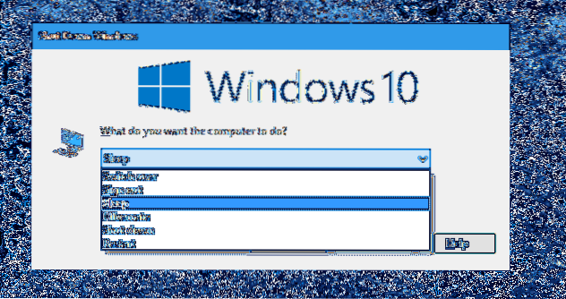 Přepněte systém Windows do režimu spánku nebo hibernace pomocí příkazového řádku