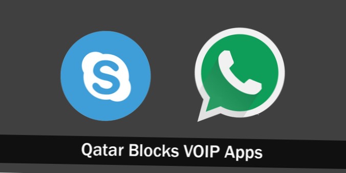 Qatar VOIP Ban Ban Unblock VOIP Calls and Facetime (2021)
