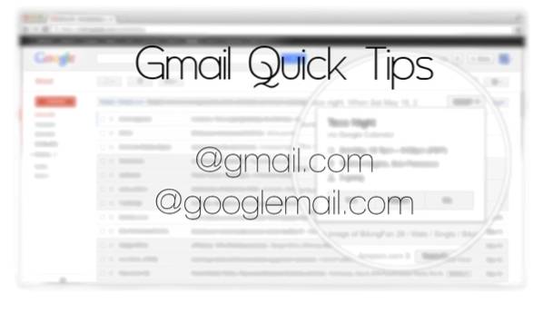 Suggerimenti rapidi Usa i tuoi due indirizzi Gmail in modo efficiente