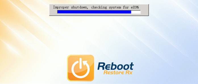 Reporniți Restore Rx - o modalitate ușoară de a vă restabili automat sistemul Windows