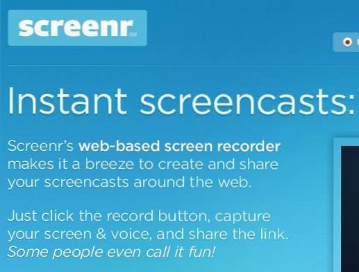Record Screencasts Online With These Tools
