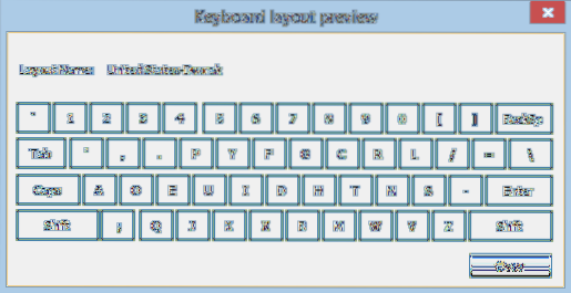 Rimappare le tastiere su DVORAK e COLEMAK in Windows