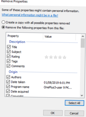 supprimer les données exif google photos
