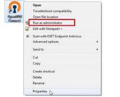 Right-Click Context Menu Run as Administrator Stopped Working in Windows 10