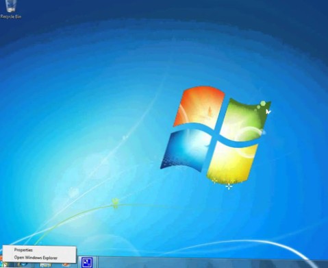 Ejecutar falta en el menú de inicio de Windows 7