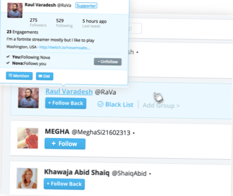 prohledat twitter následovníky