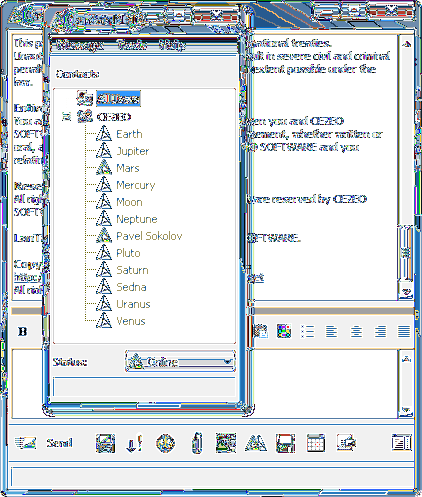 Senden von Sofortnachrichten über LAN mit LAN Messenger